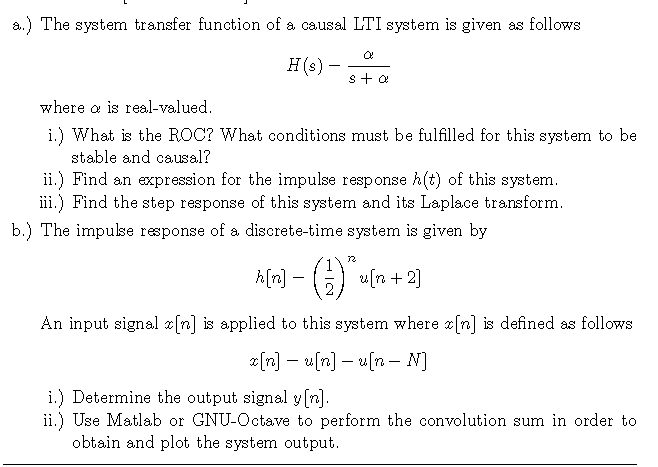 Solved A The System Transfer Function Of A Causal Lti S Chegg Com