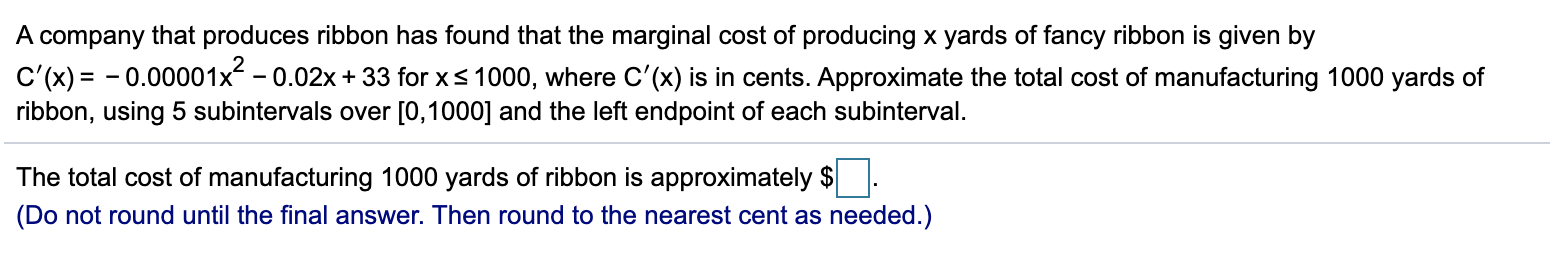 Solved A company that produces ribbon has found that the | Chegg.com