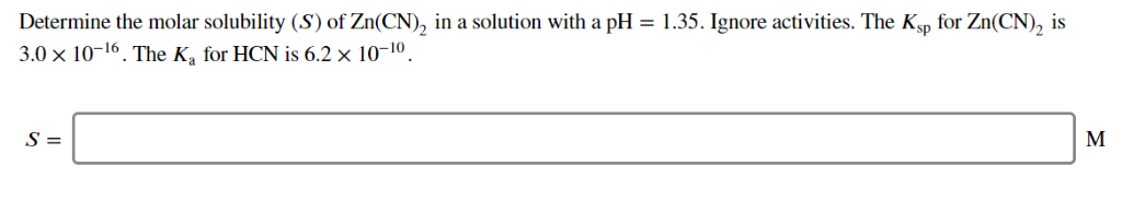 calculate the molar mass of zn cn 2