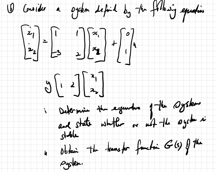 Solved (D) Conider a oyckm defil by tiv followiy equation | Chegg.com