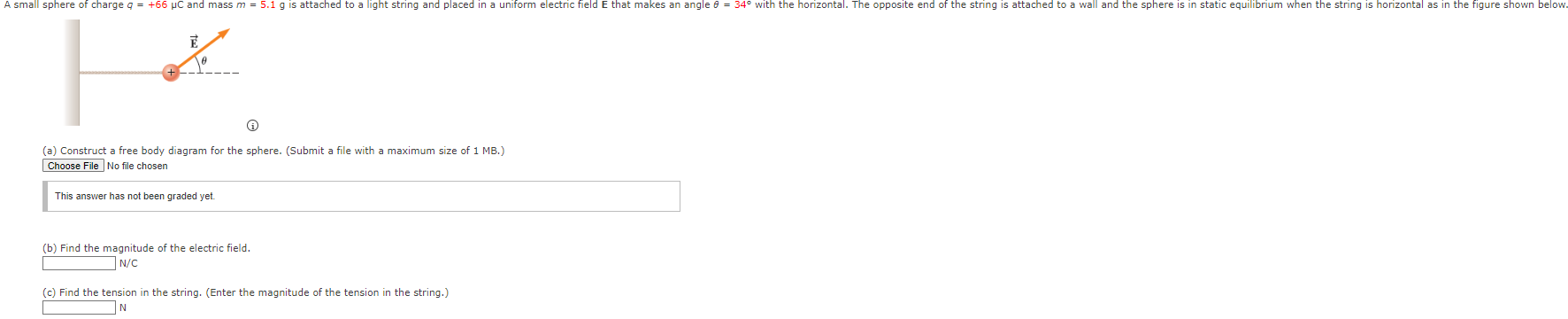 Solved (i) (a) Construct A Free Body Diagram For The Sphere. | Chegg.com