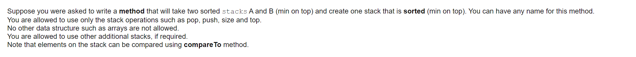 Solved Suppose you were asked to write a method that will | Chegg.com