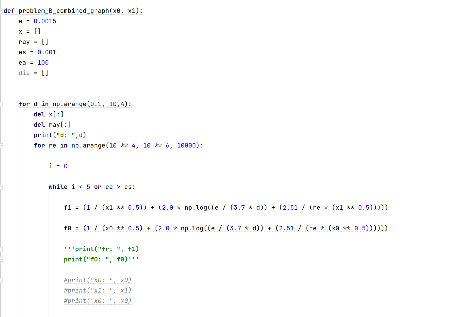 Solved The goal of the program is to use the secant method | Chegg.com image.