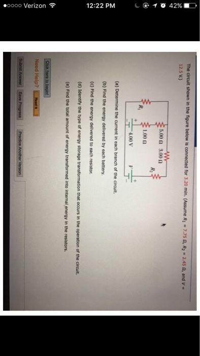 Solved The circuit shown in the figure below is connected | Chegg.com