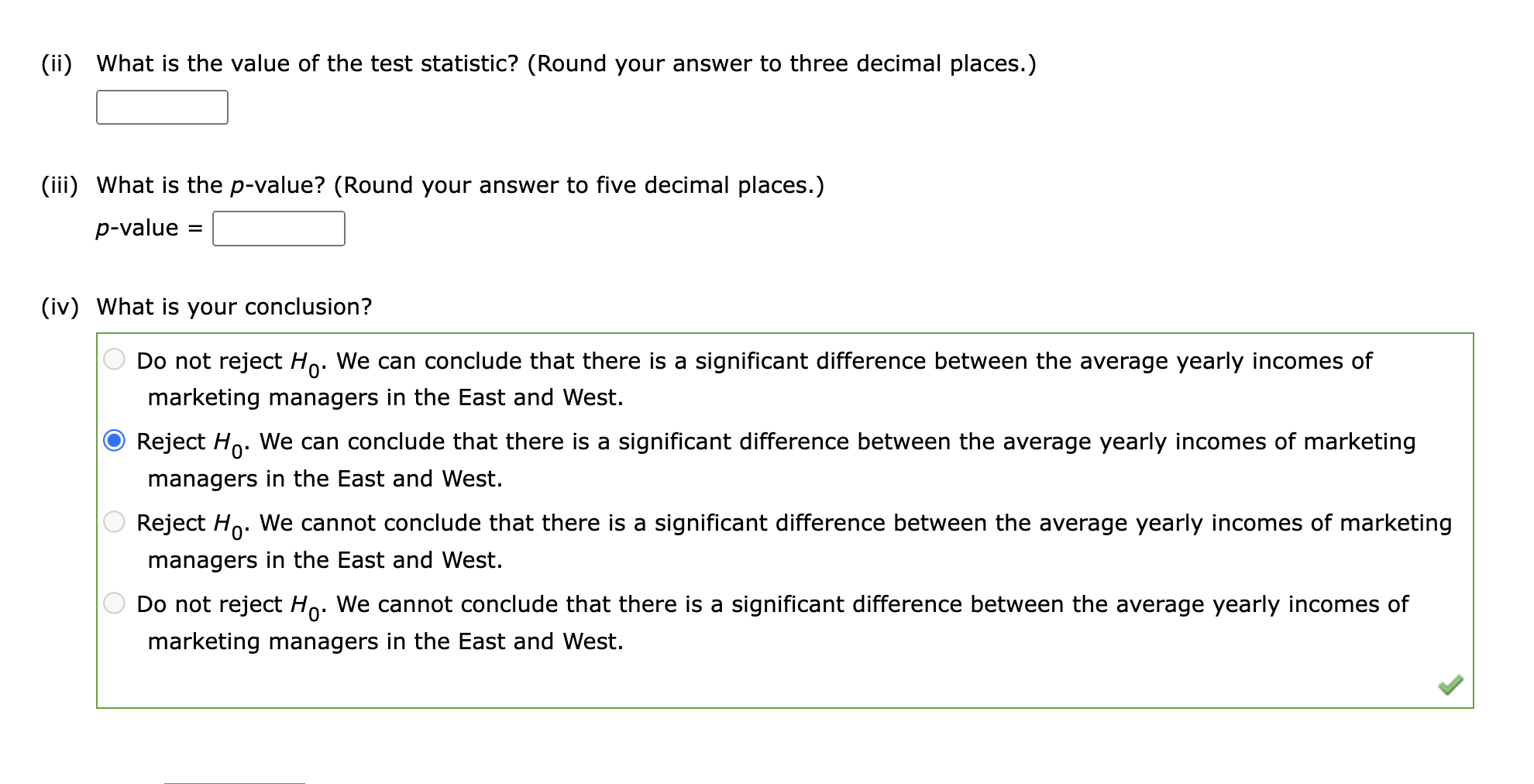 Solved In order to estimate the difference between the | Chegg.com