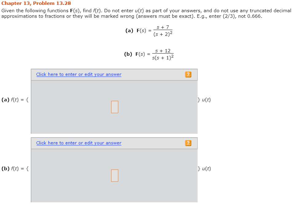 Solved Chapter 13, Problem 13.28 Given The Following | Chegg.com