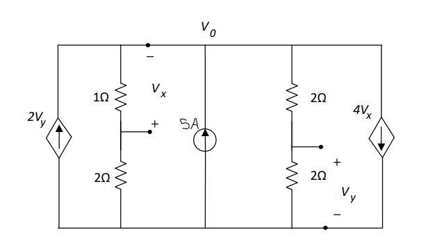 Solve the circuit for V0 and graph V0 (transient | Chegg.com