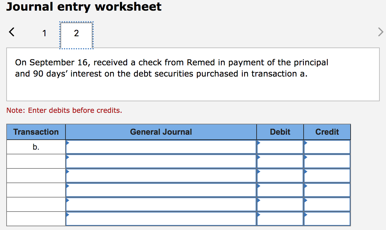 Solved Exercise 153 Accounting for heldtomaturity debt