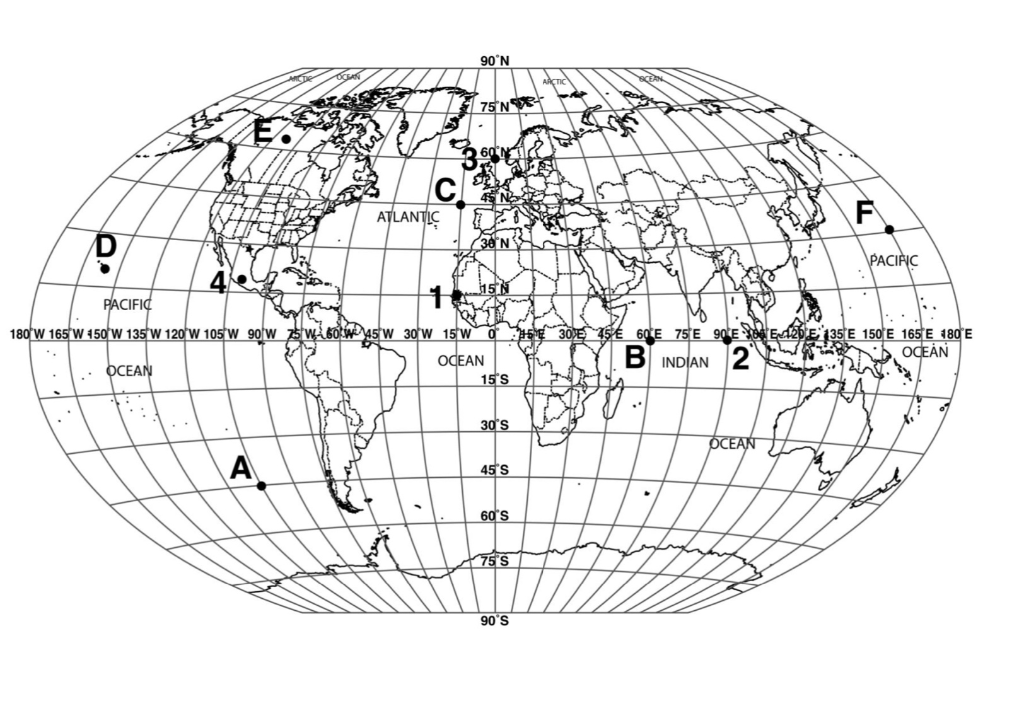 world map blank with latitude and longitude