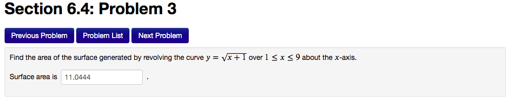 Solved Section 6.4: Problem 2 Previous Problem Problem List | Chegg.com