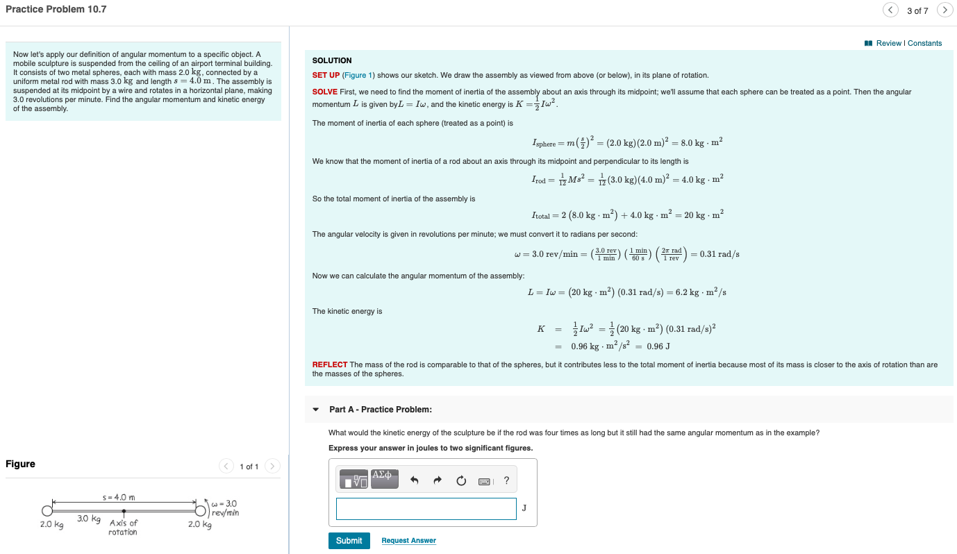 Solved Practice Problem 10.7 3 of 7 Review Constants | Chegg.com