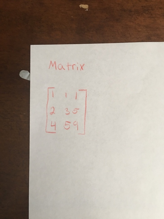 Solved Generate a random 3x3 matrix A of non-orthogonal | Chegg.com