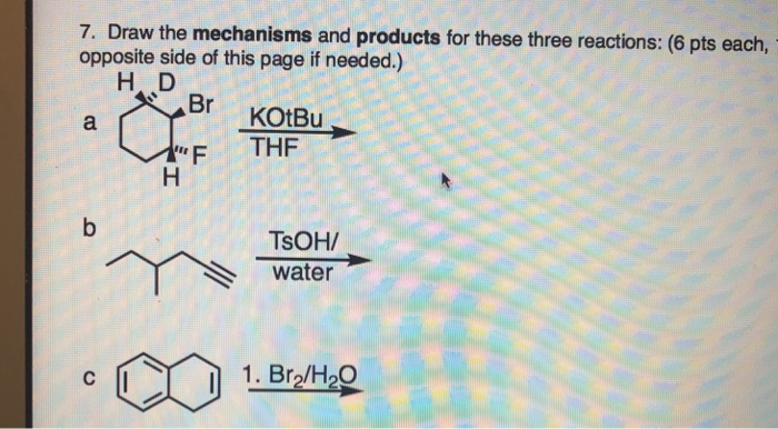 Solved 7. Dr Opposite Side Of This Page If Needed.) Aw The | Chegg.com