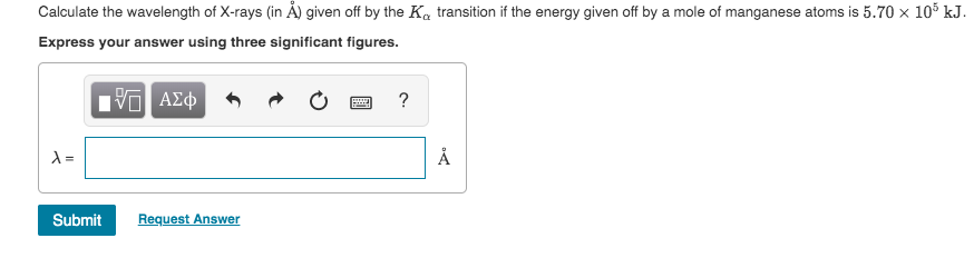 Solved Calculate The Wavelength Of X Rays In A Given Of Chegg Com