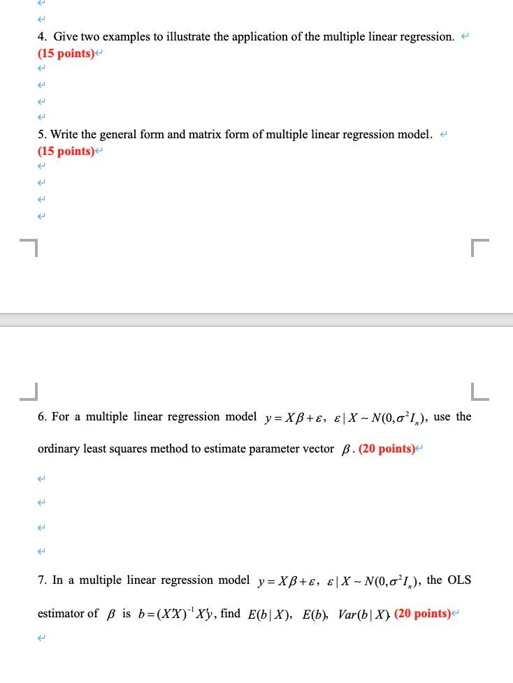 Solved 4. Give two examples to illustrate the application of | Chegg.com