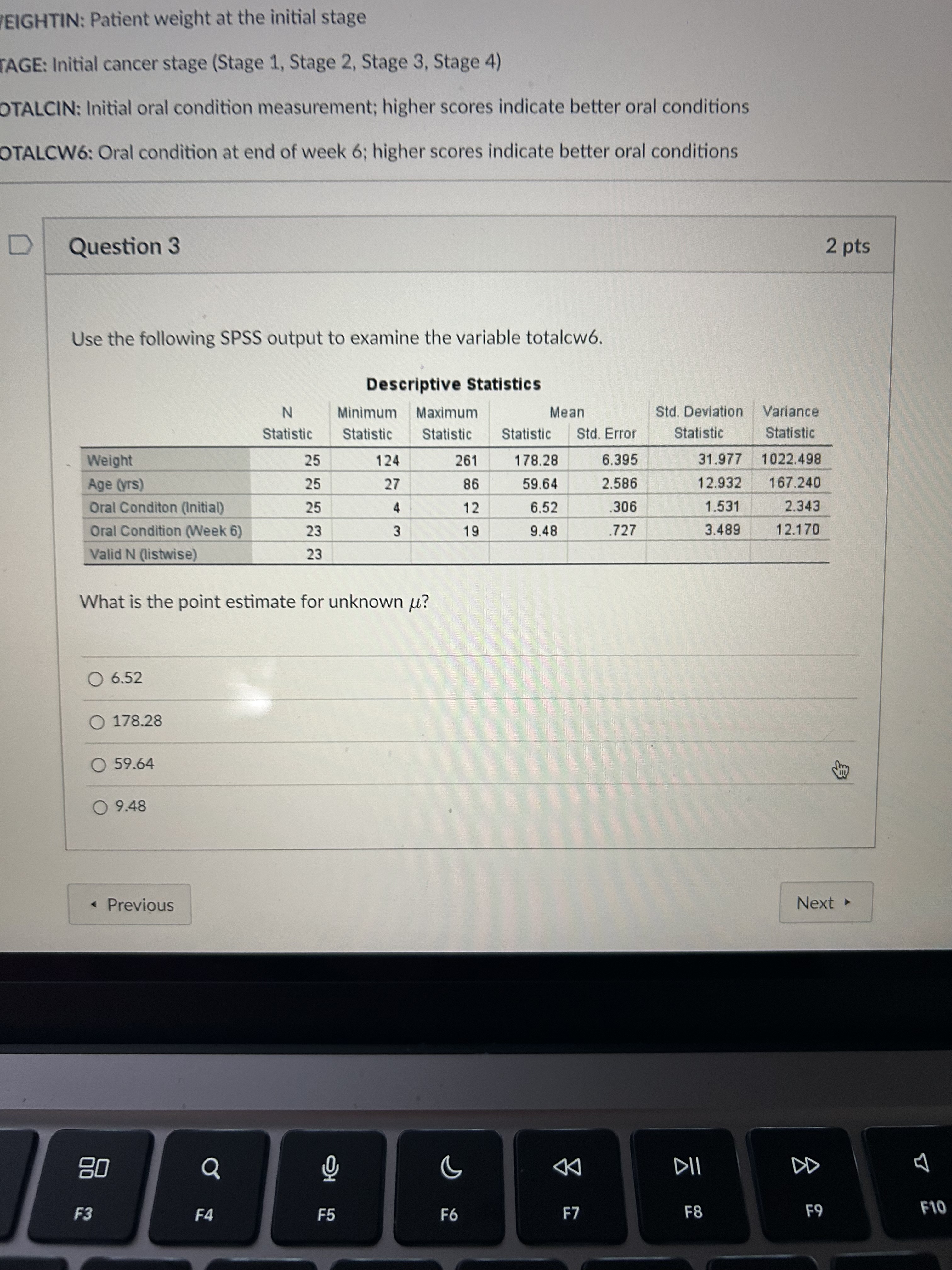 Solved Question 3Use the following SPSS output to examine | Chegg.com