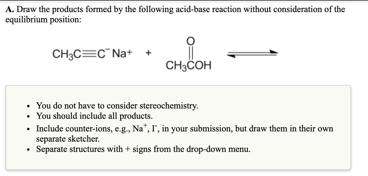 Solved A. Draw The Products Formed By The Following | Chegg.com