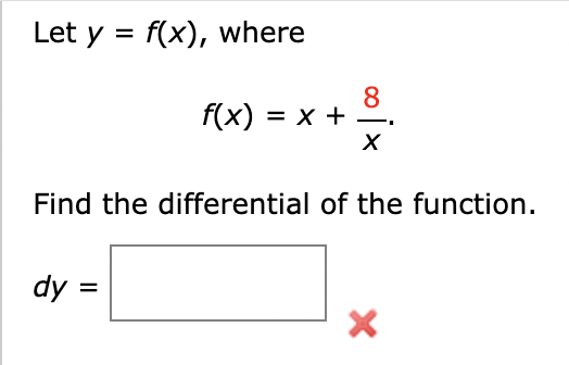 Solved Let F Be The Function Defined As Follows