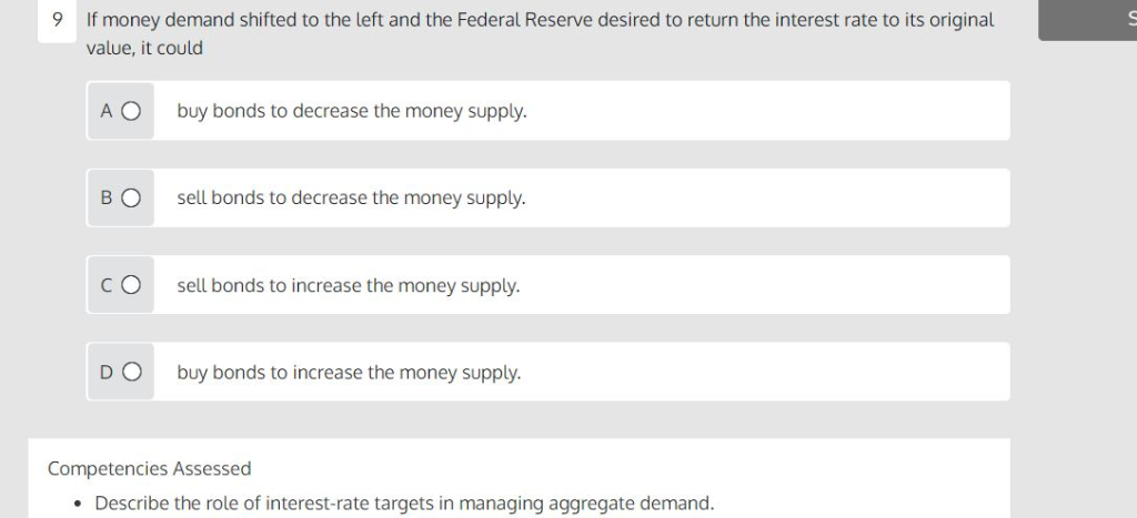 Solved 5 If the Federal Reserve decided to lower interest | Chegg.com