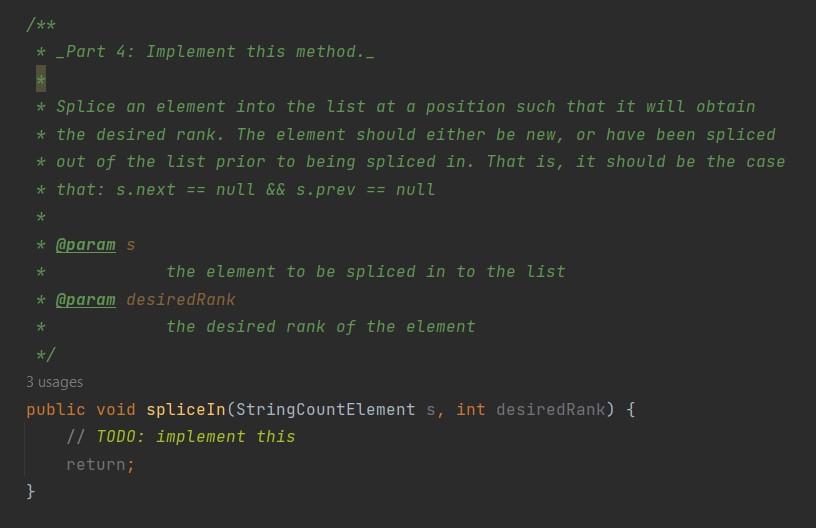 Implementing MoveToFrontList The MoveToFrontList. | Chegg.com