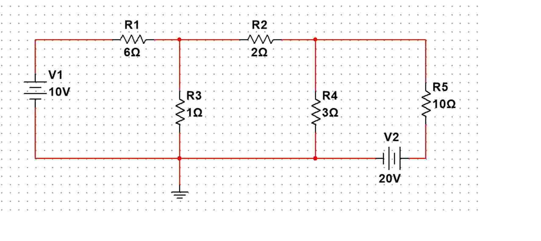 Resistor Loop Solved Find the current through 2 Ohms resistor by loop | Chegg.com