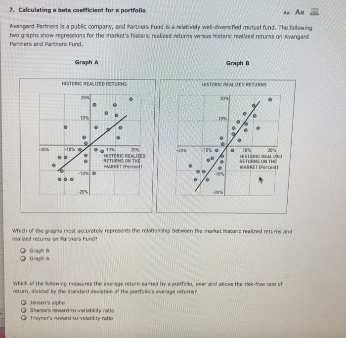 Solved 5. The Capital Market Line and the Security Market