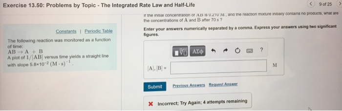 Solved For a reaction A+2B —> C under a given set of | Chegg.com