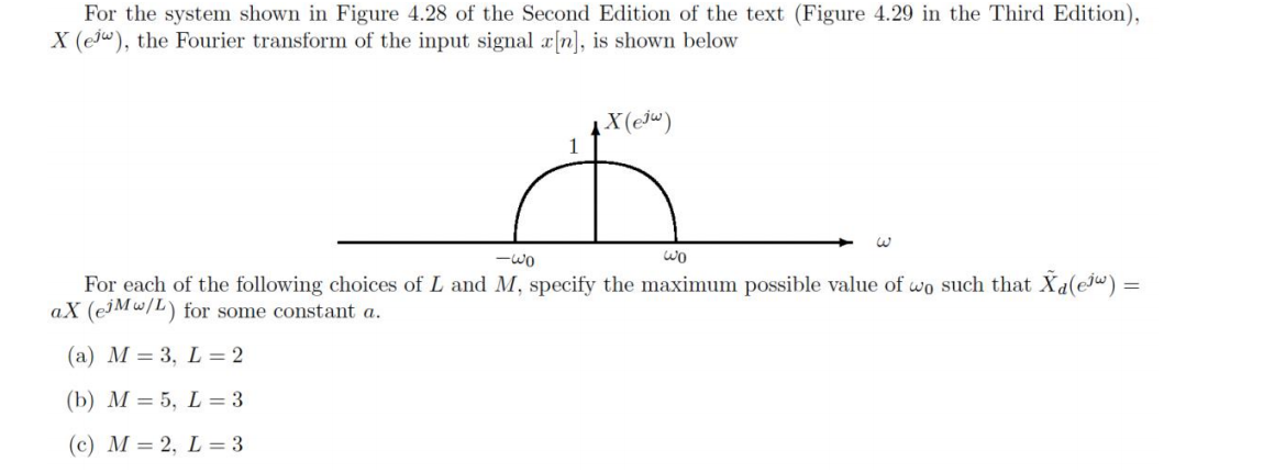 Solved For The System Shown In Figure 4.28 Of The Second | Chegg.com