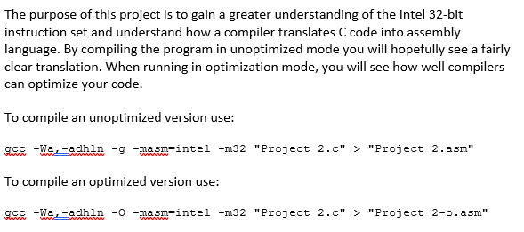 C Code Compilation & Assembly: Compile code in | Chegg.com