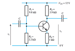 Solved Build a BJT (BC108) amplifier circuit on a simulator | Chegg.com