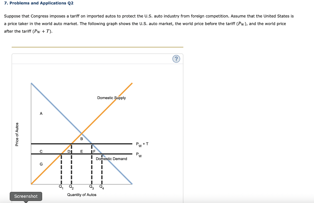 Solved 7. Problems and Applications Q2 Suppose that Congress | Chegg.com