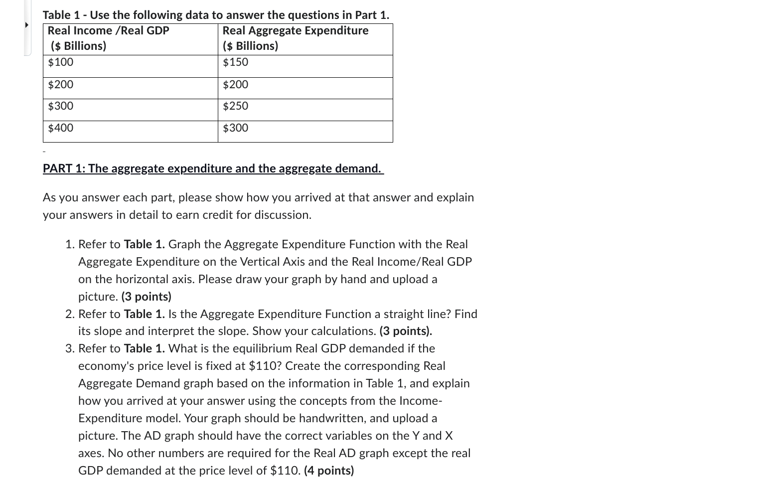 Solved Table 1 - ﻿Use the following data to answer the | Chegg.com