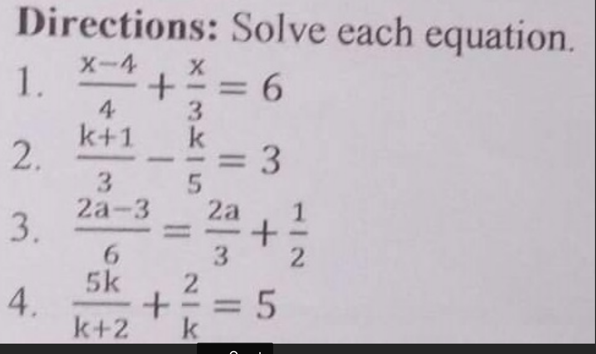 frac 4 3 =- 6e frac 5 3 solve for e