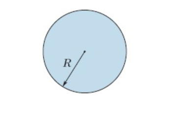 Solved The figure shows a circular region of radius R = 3.50 | Chegg.com