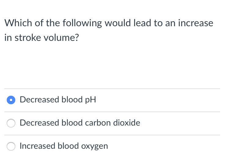 Solved Which of the following would lead to an increase in | Chegg.com