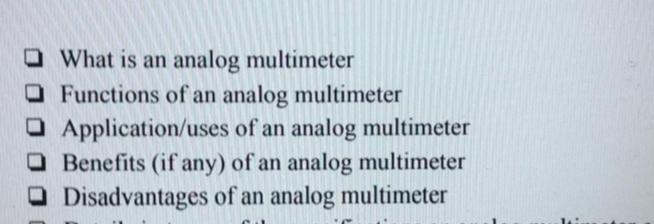 Analog ohmmeter  How it works, Application & Advantages