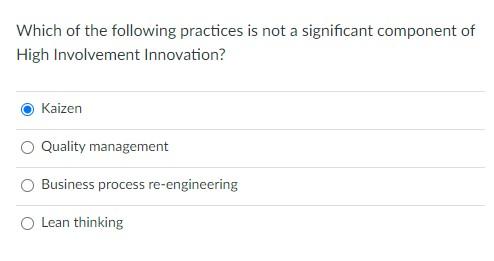 Solved Which of the following practices is not a significant | Chegg.com