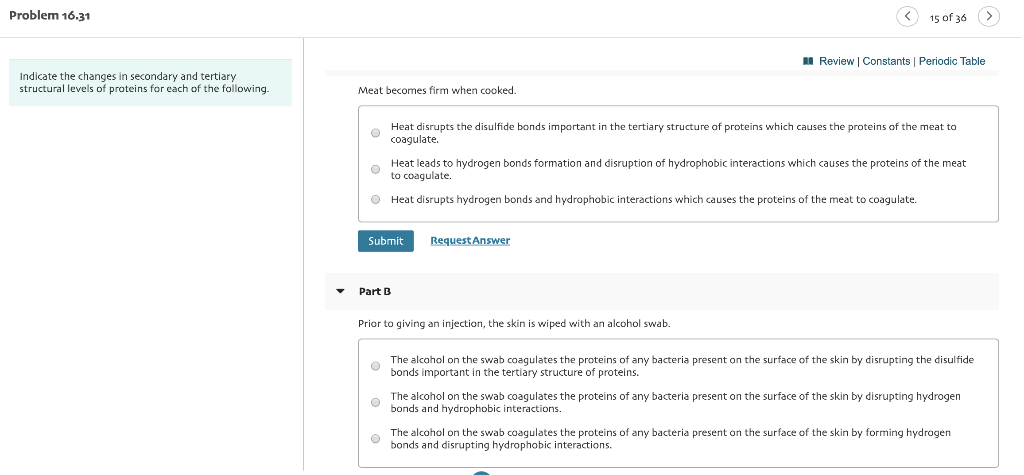 Problem 16.31 15 of 36 > A Review Constants Periodic | Chegg.com