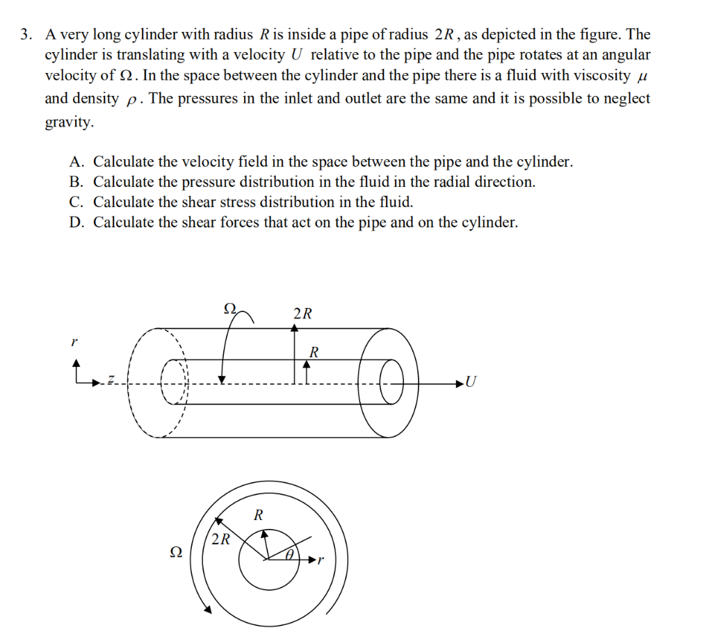 Solved 3. A very long cylinder with radius R is inside a | Chegg.com