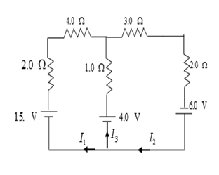 Solved Find the currents I1, I2, and I3 in the circuit | Chegg.com