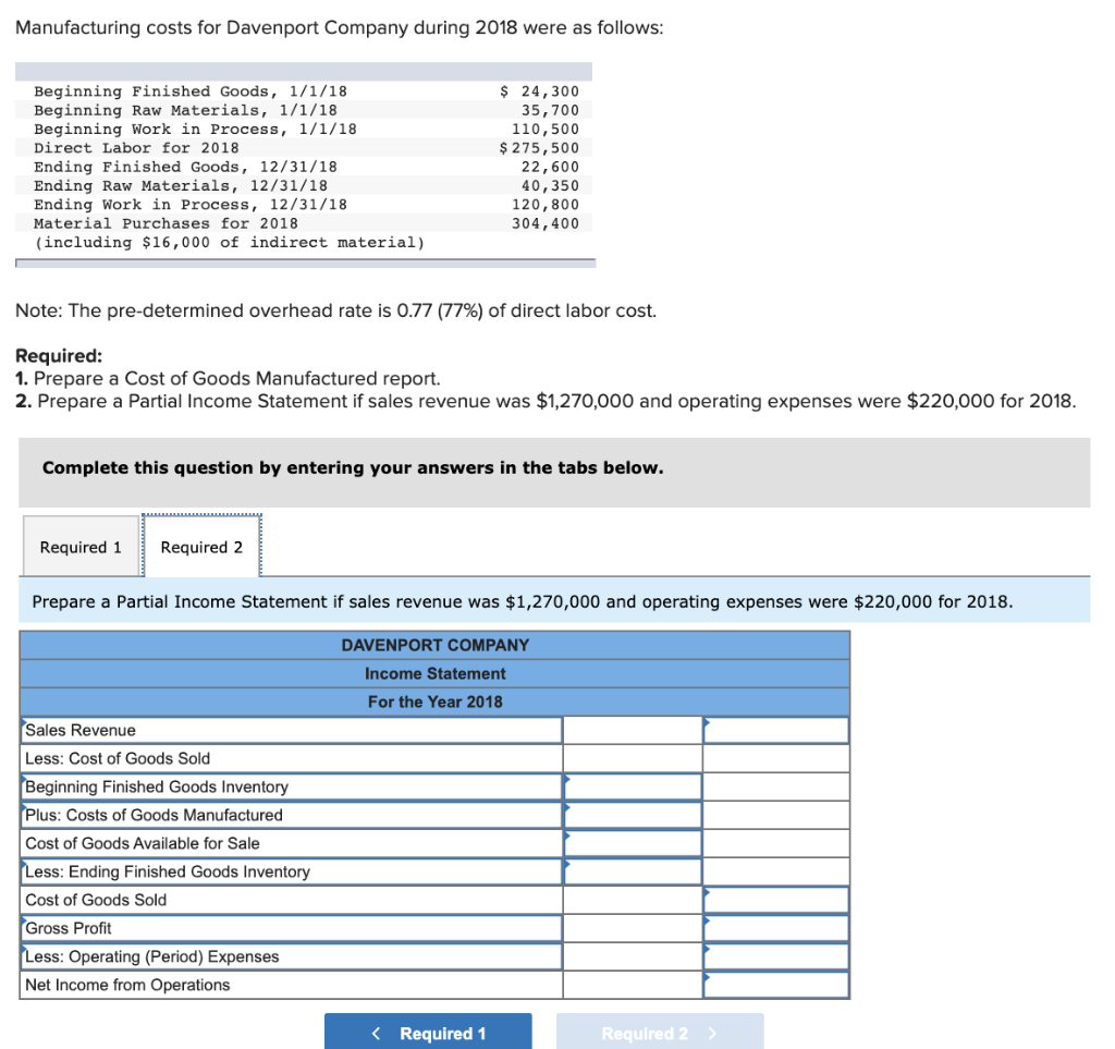 solved-manufacturing-costs-for-davenport-company-during-2018-chegg