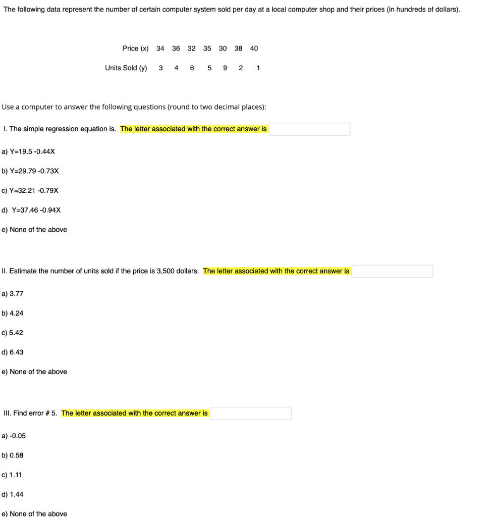 Solved The following data represent the number of certain | Chegg.com