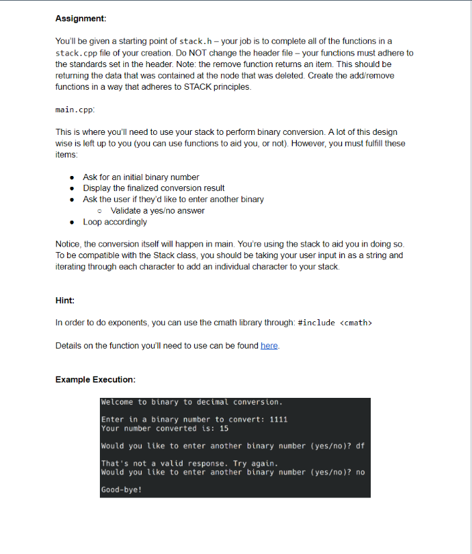 Solved Objectives: - Continue practicing past concepts - | Chegg.com
