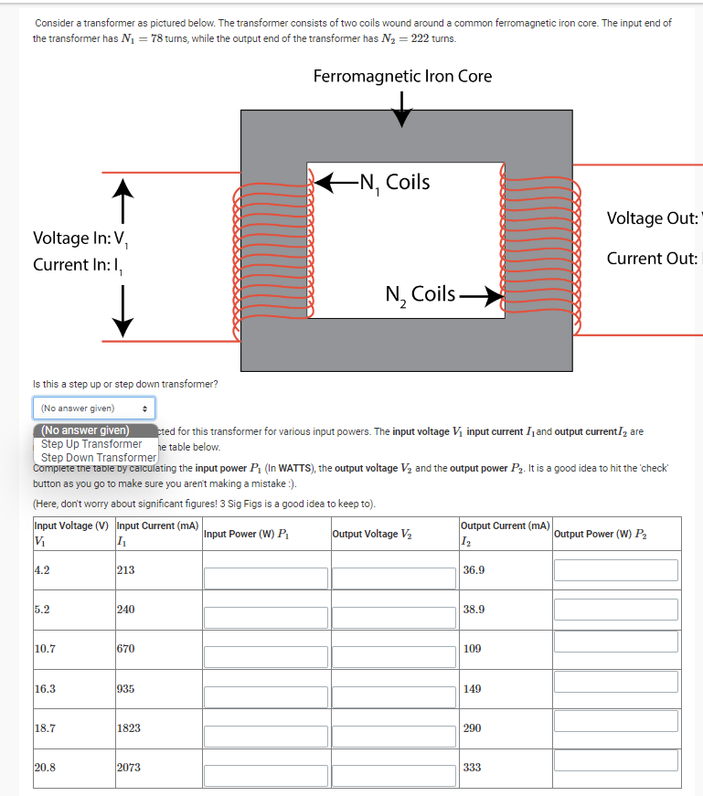 Solved Consider A Transformer As Pictured Below. The | Chegg.com