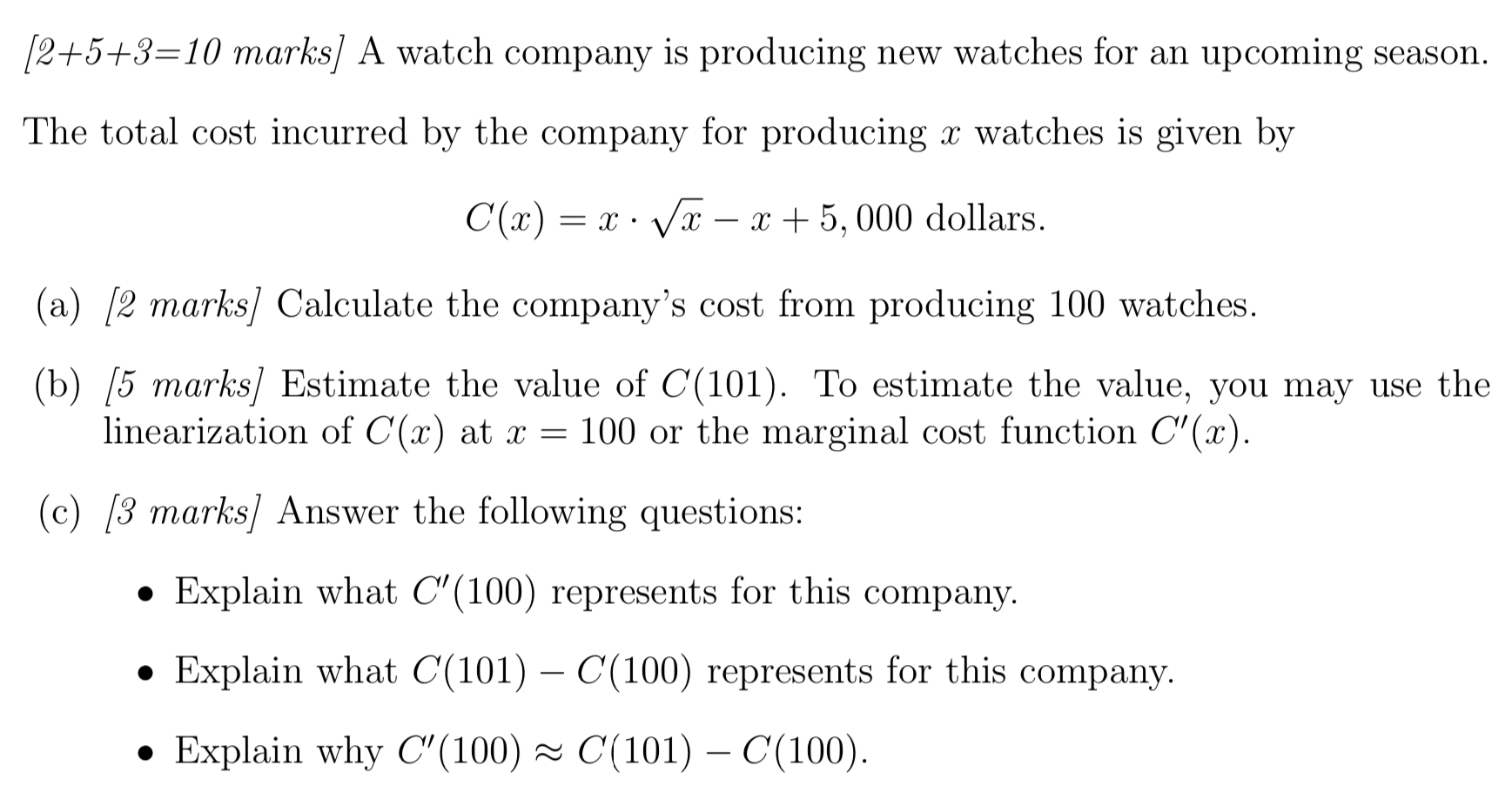 solved-2-5-3-10-marks-a-watch-company-is-producing-new-chegg