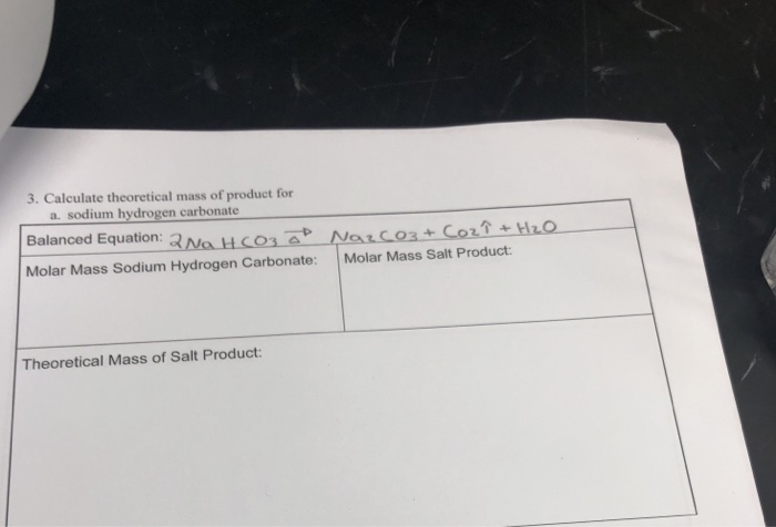 solved-3-calculate-theoretical-mass-of-product-for-sodium-chegg