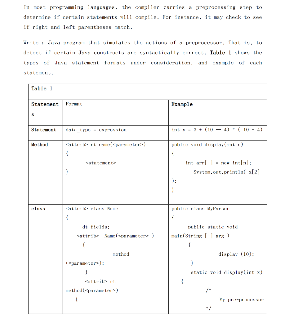 Solved In most programming languages, the compiler carries a | Chegg.com