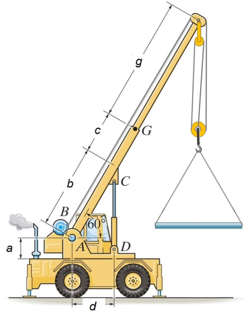 block and tackle hoist system
