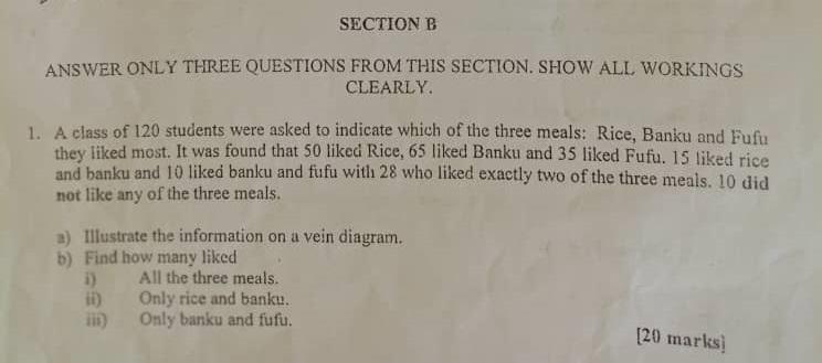 Solved SECTION B ANSWER ONLY THREE QUESTIONS FROM THIS | Chegg.com