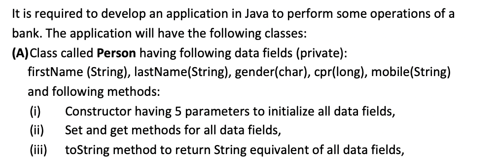 Solved It is required to develop an application in Java to | Chegg.com